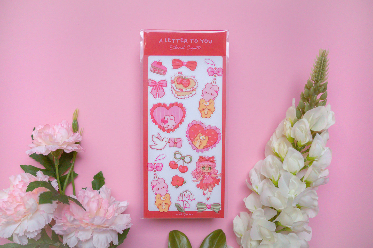 A Letter To You Sticker Sheet 'Ethereal Coquette Collection'