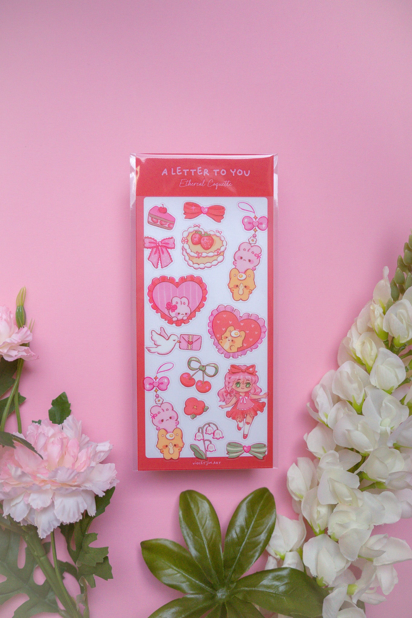 A Letter To You Sticker Sheet 'Ethereal Coquette Collection'
