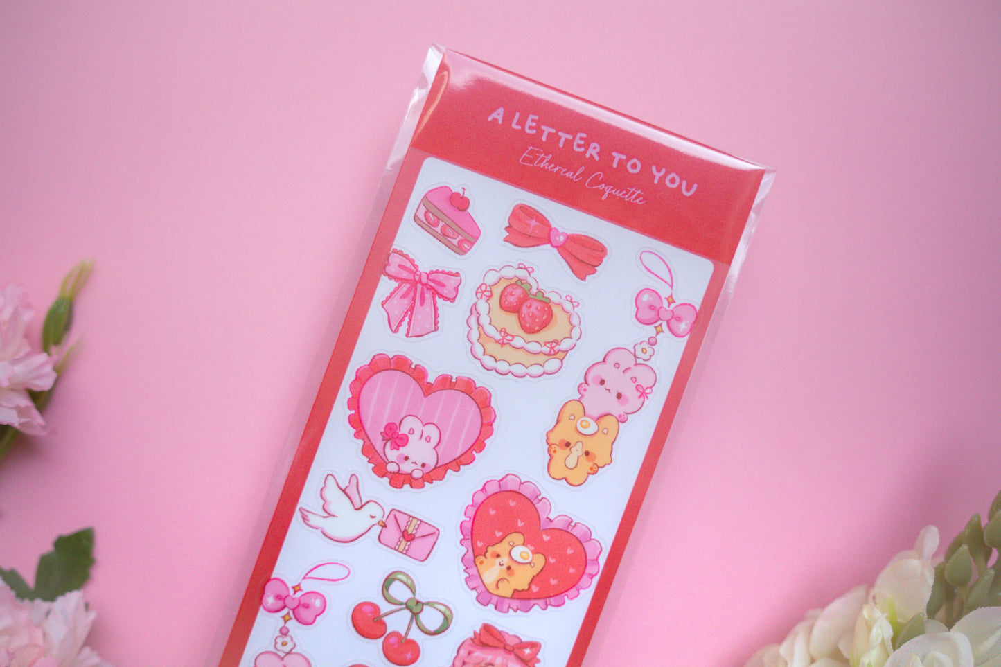 A Letter To You Sticker Sheet 'Ethereal Coquette Collection'