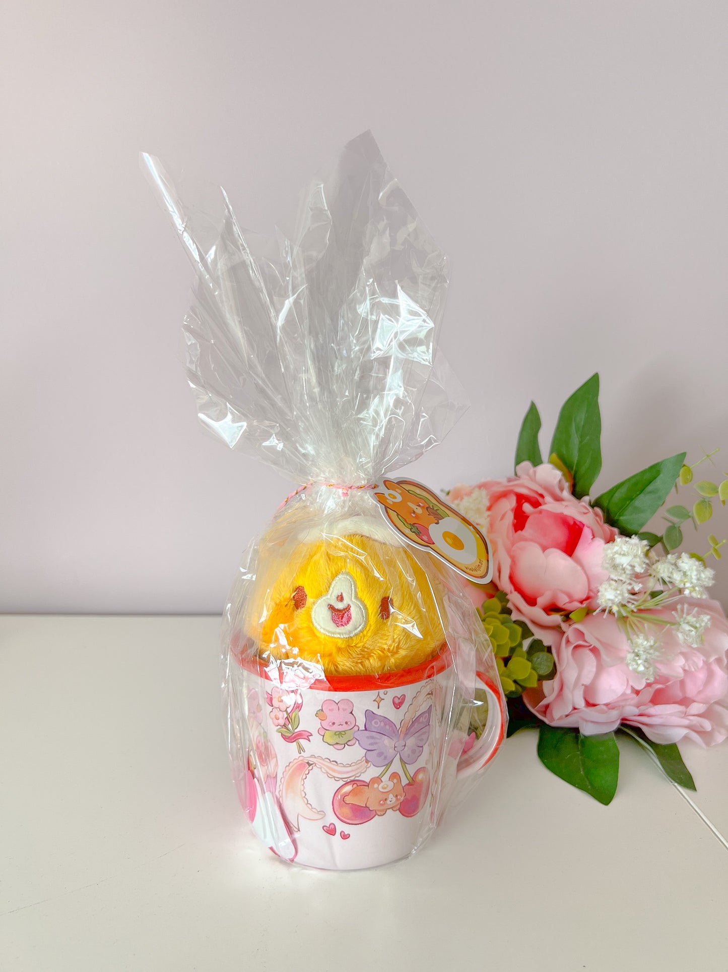 Mochi Plush Keycain & Enamel Mug (Set)