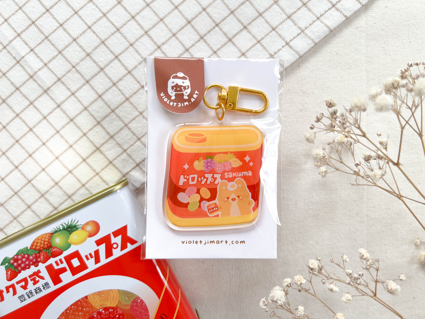 Mochi Sakuma Drops Acrylic Keychain