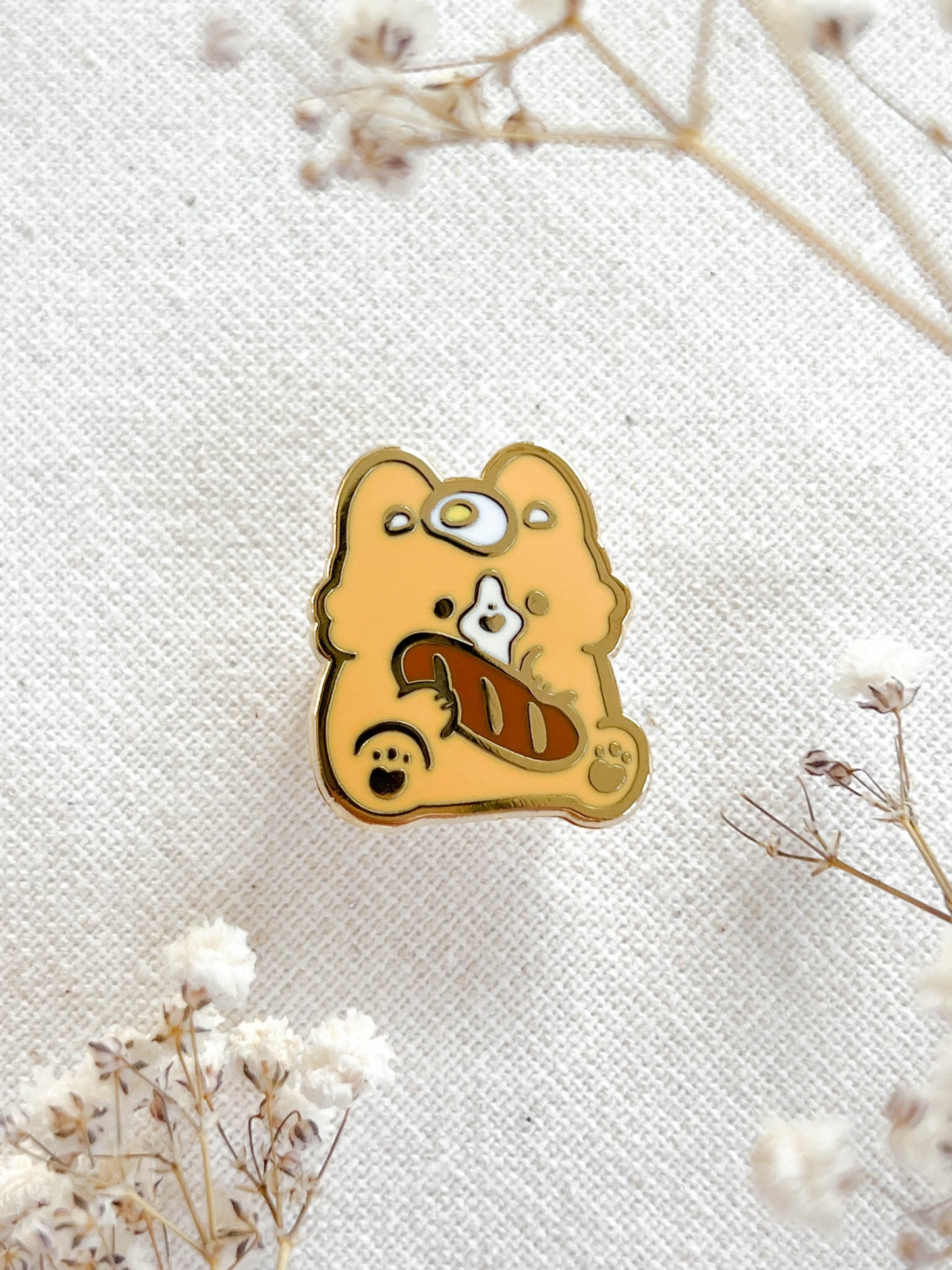 Mochi's Baguette Enamel Pin