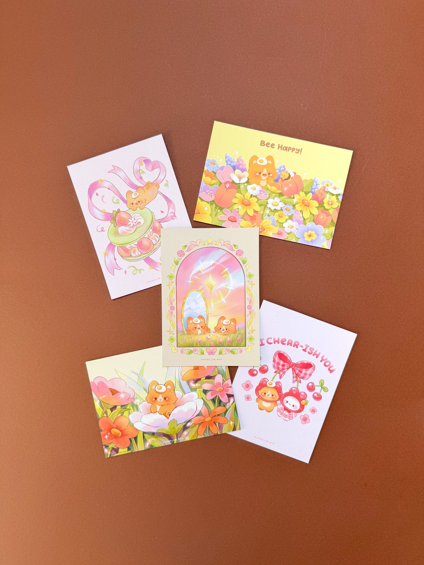 Birthday Macaron Art Print