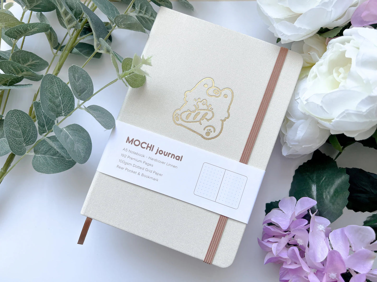 Corgi Bullet Journal Linen Beige