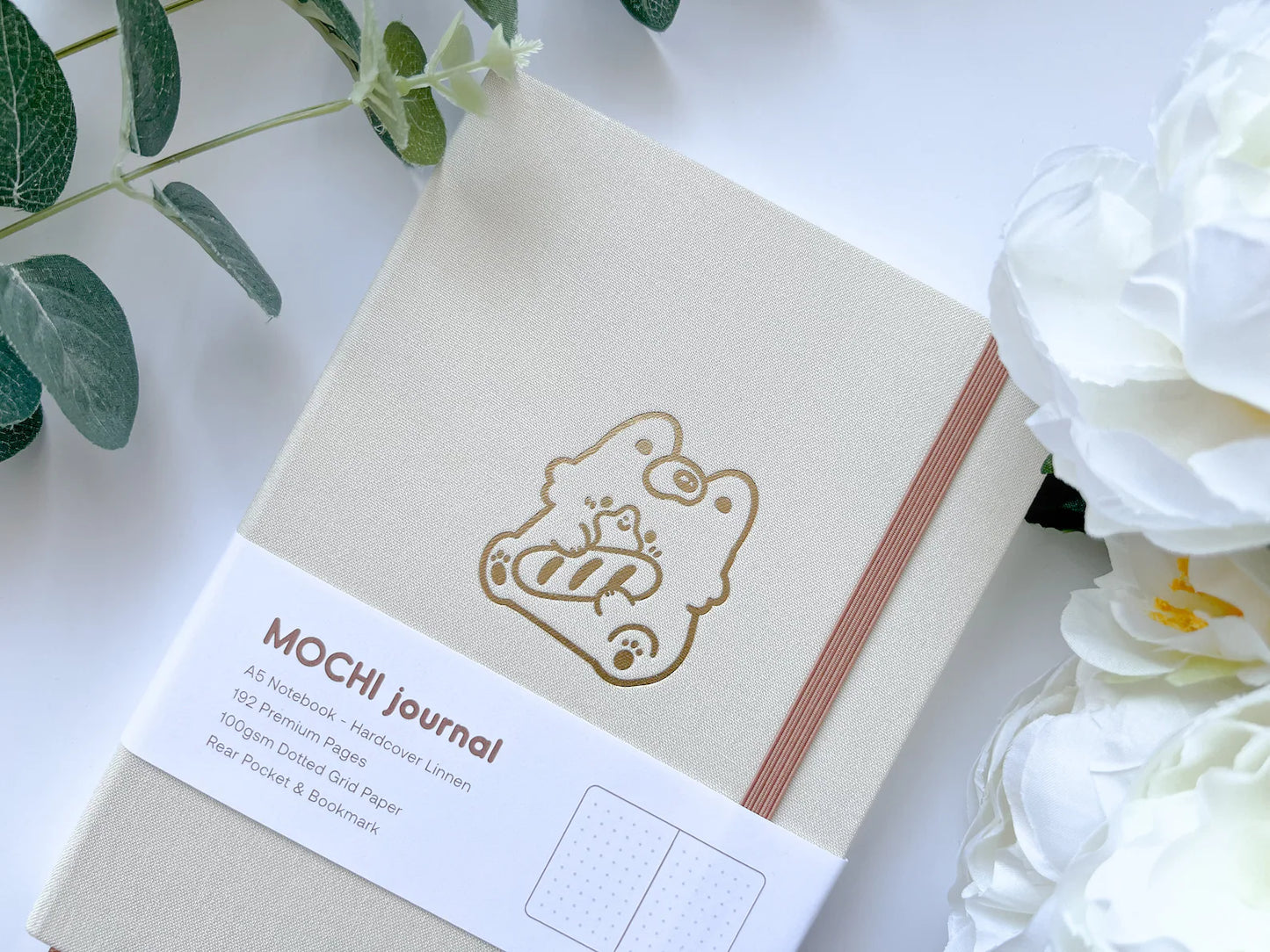 Corgi Bullet Journal Linen Beige