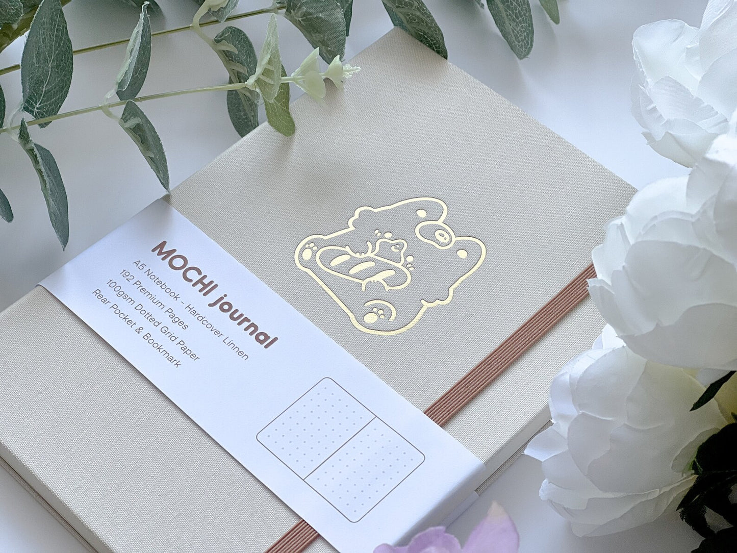 Corgi Bullet Journal Linen Beige