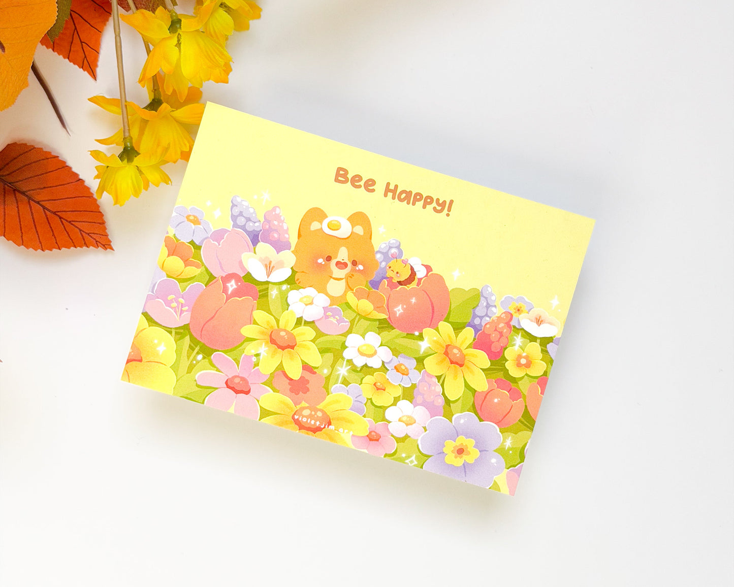 Bee Happy Art Print
