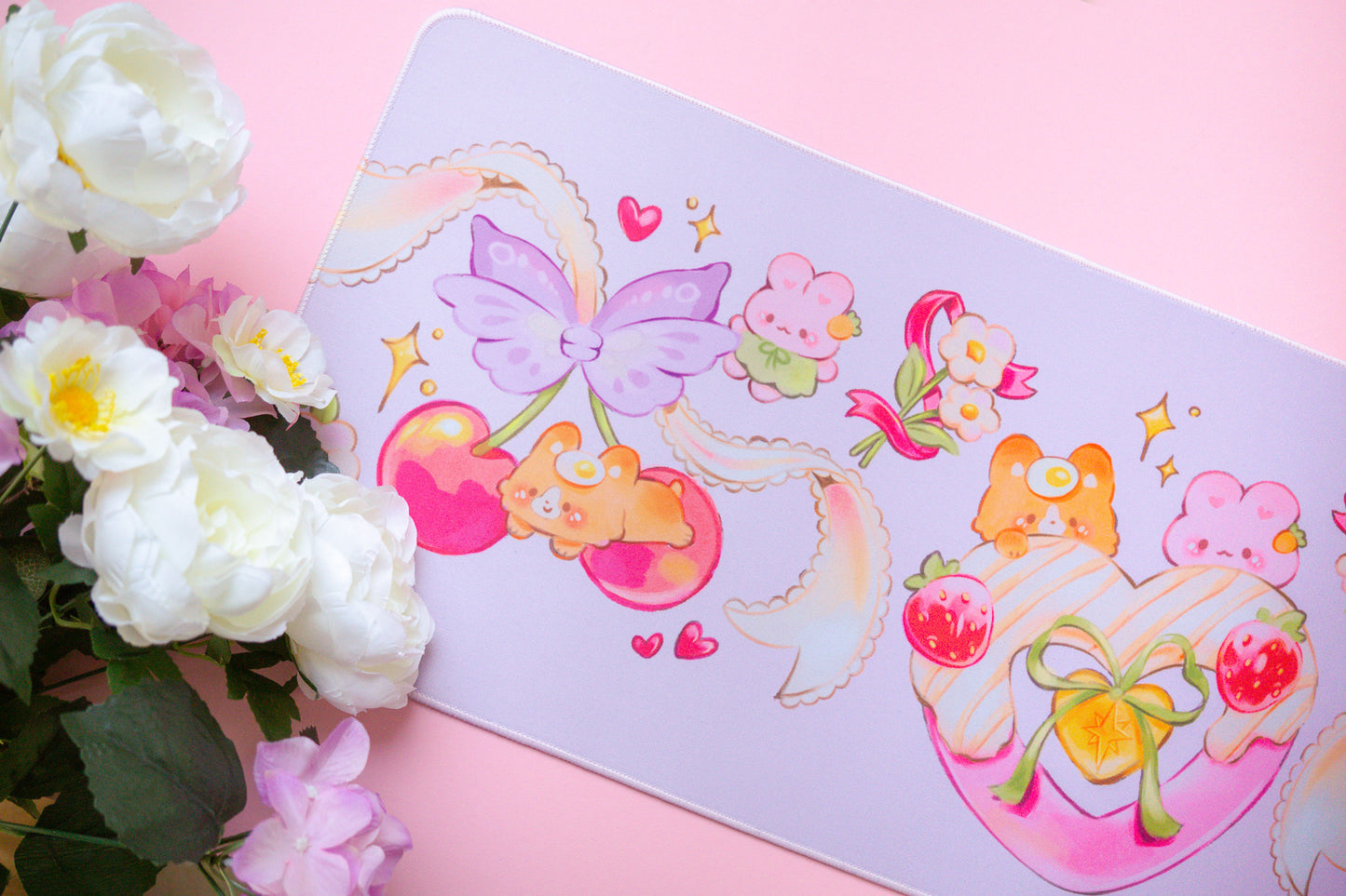 Desk Mat 'Ethereal Coquette'