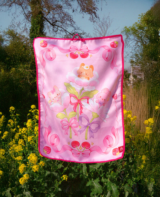 Microfibre Tea Towel 'Ethereal Coquette'