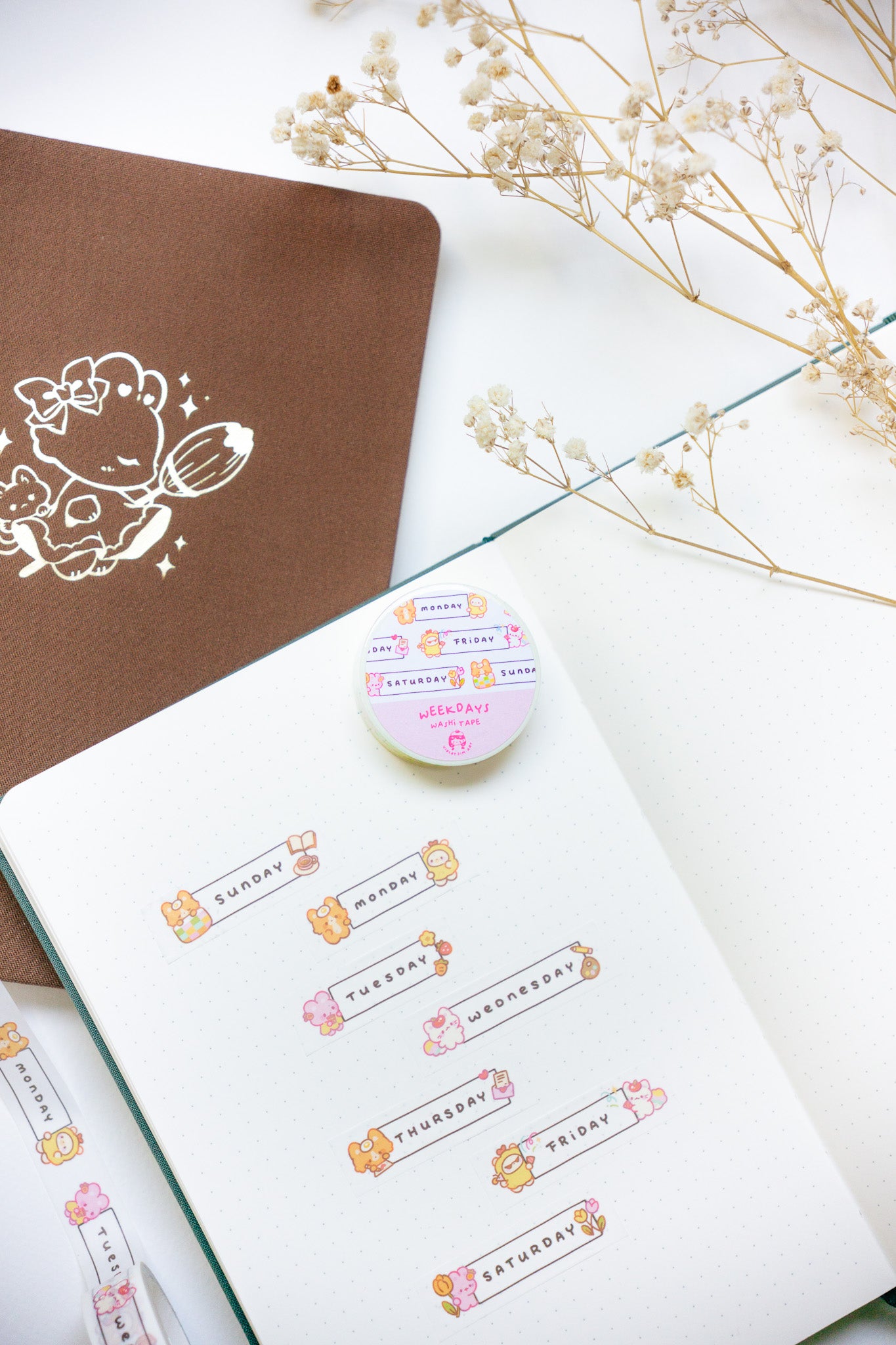 Weekdays Washi Tape