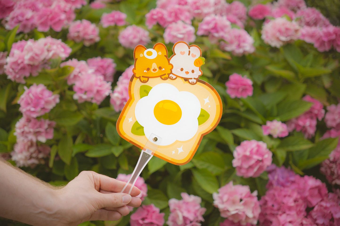 Toasty Mochi & Bonbon Hand Fan