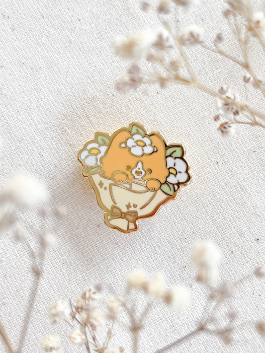 Mochi Neutral Bouquet Enamel Pin