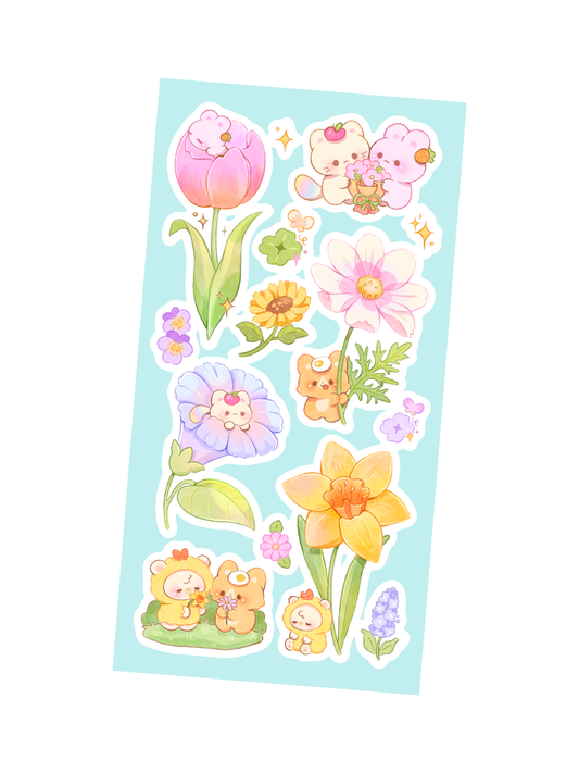 Spring Florals Sticker Sheet