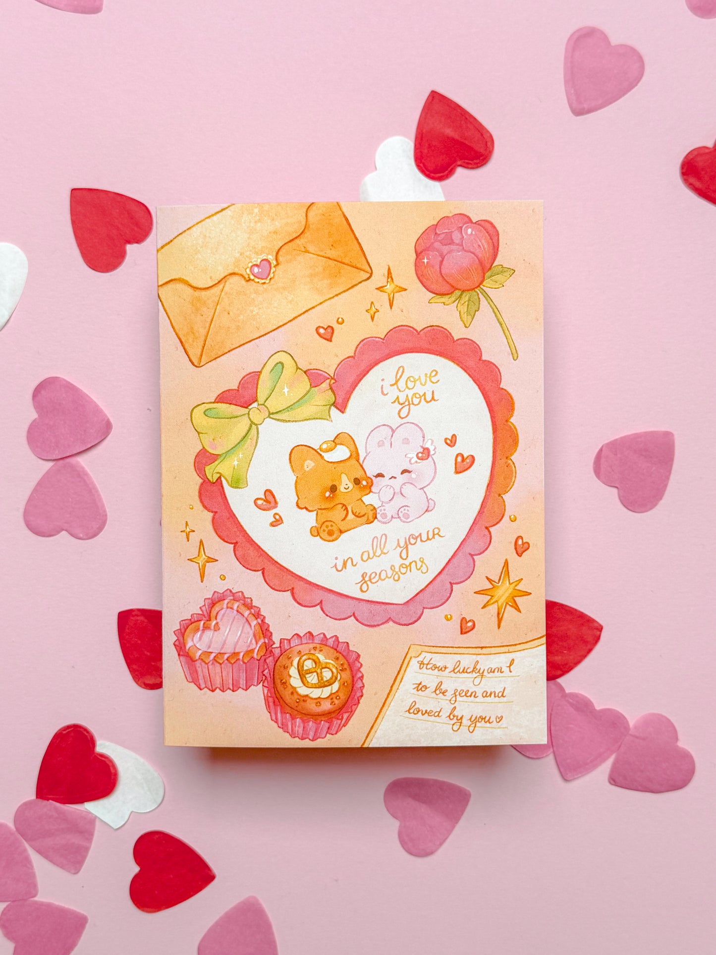Valentine's Greeting Card Love All Seasons