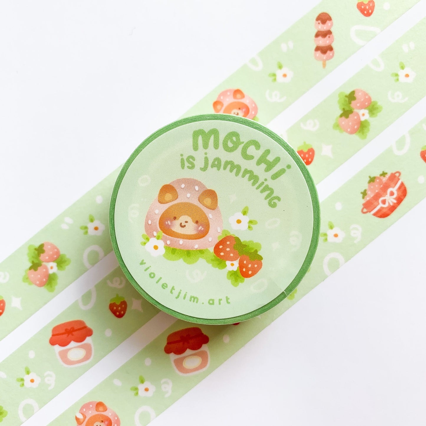 Mochi is Jamming Washi Tape