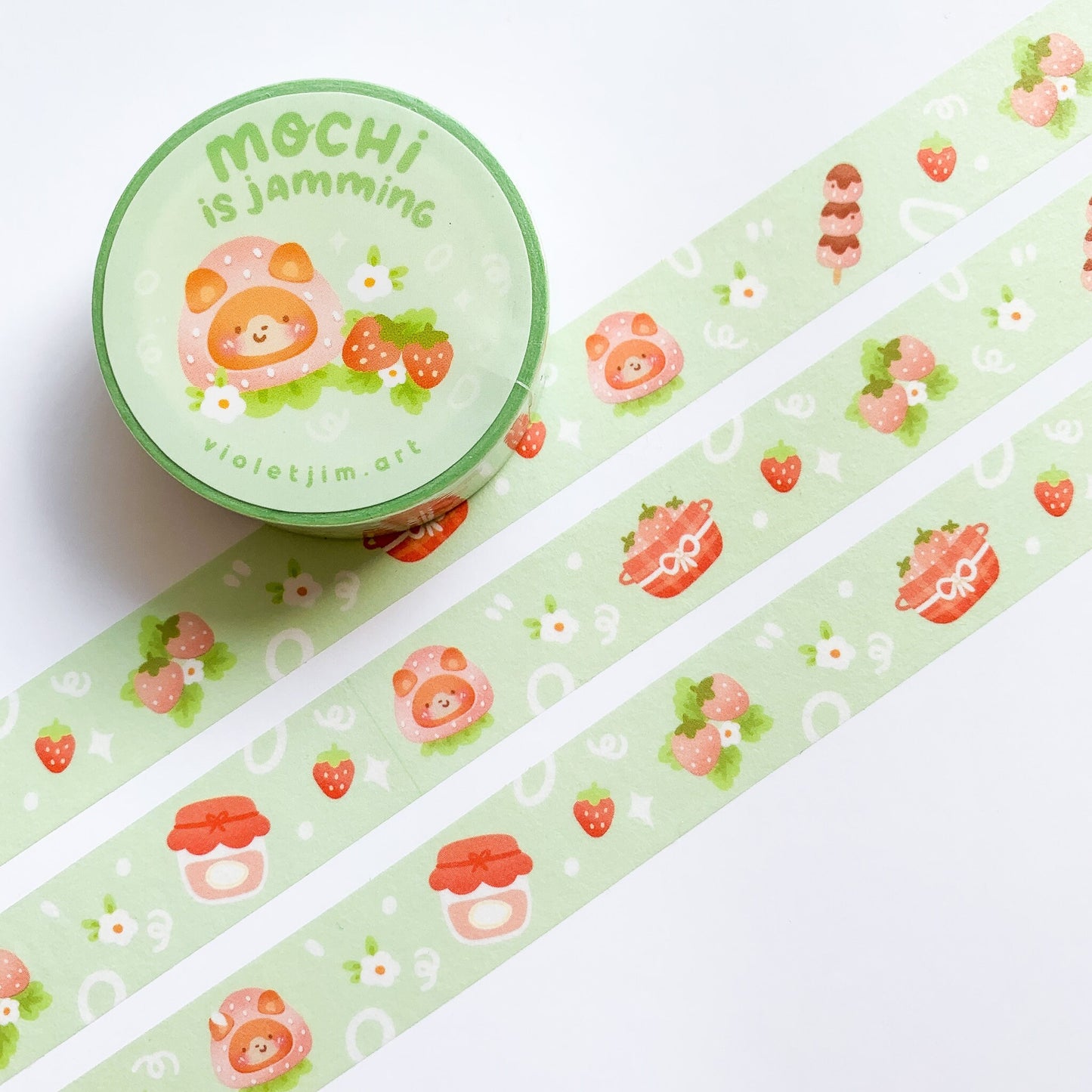 Mochi is Jamming Washi Tape