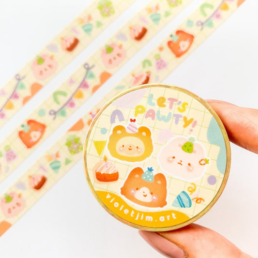 Let's Pawty! Washi Tape