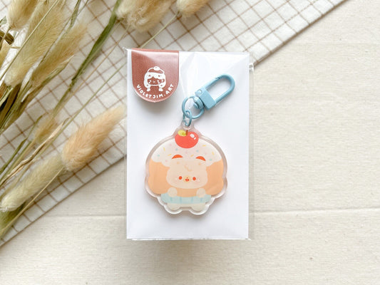 Plumo Cupcake Acrylic Keychain